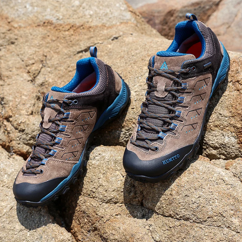 Humtto-zapatos antideslizantes para senderismo al aire libre, zapatillas transpirables para escalar, senderismo, caza, turismo, botas de montaña, zapatos tácticos