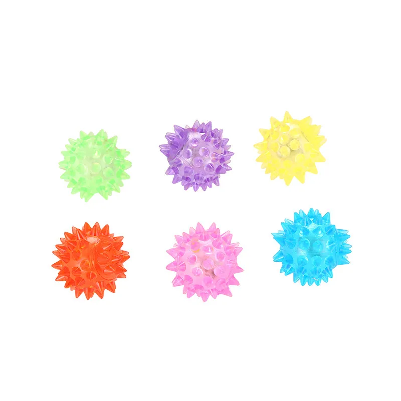 Bola de gato parpadeante LED, bolas brillantes rodantes, juguete colorido para jugar a mascotas