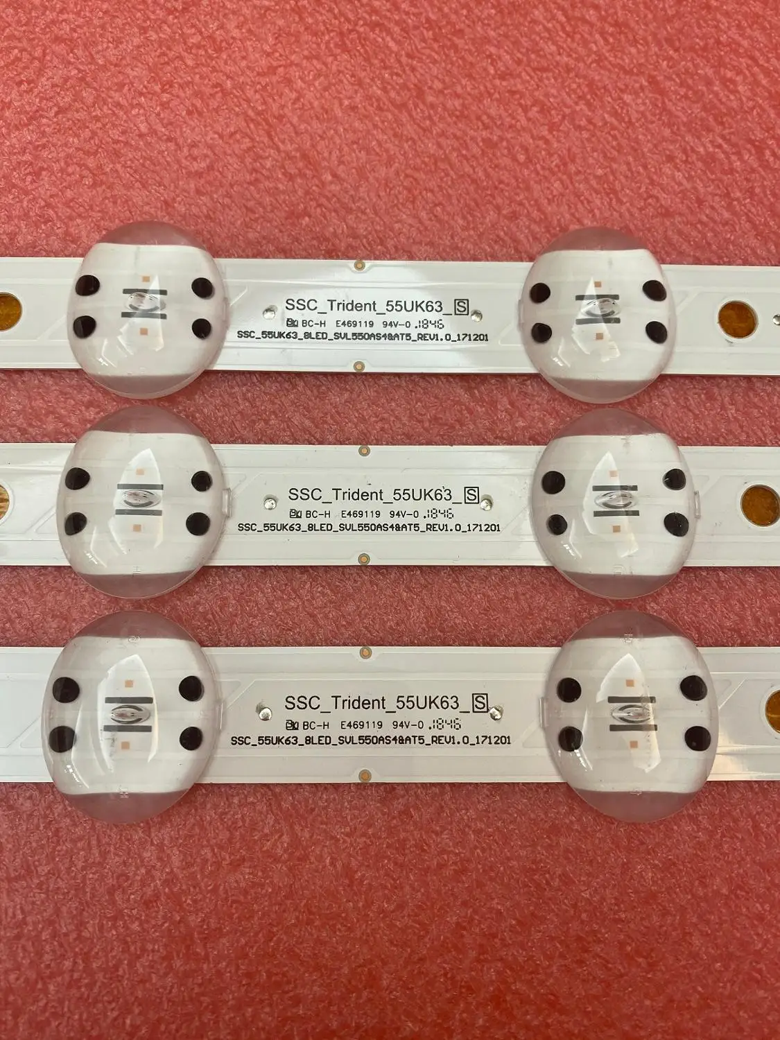 Tira de LED para iluminación trasera para TV 55UM7100PSA 55UK6450 55UK6360PSF 55UK6360 55UK6470PLC 55uk6200pue 55UK6300 55UK6300PVB 55UK6200YVA