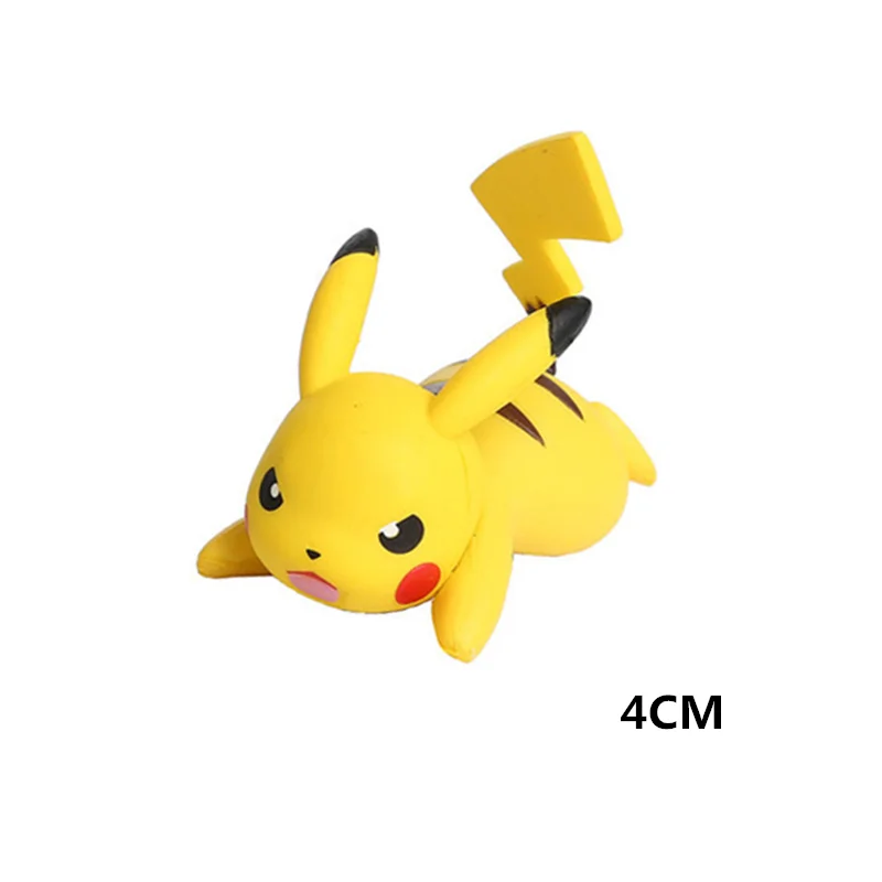 Nuevo 3-8CM Pokemon dibujos animados calientes película Anime figura Pikachu Vulpix Eevee Venusaur colección mascota acción modelo juguetes regalos