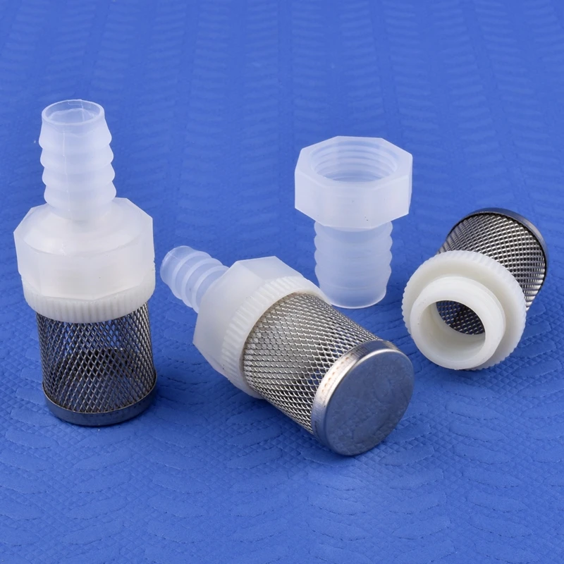 Filtro de entrada de bomba de agua G1/2 a 4 ~ 20mm, junta de Pagoda, junta de manguera para tanque de peces de acuario, filtro de conector de tubería de agua de riego de jardín