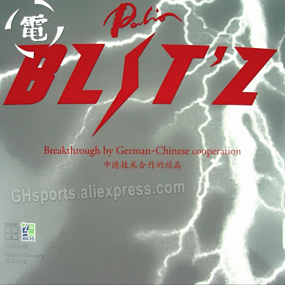 PALIO BLIT'Z/BLITZ-esponja de Ping Pong, tenis de mesa, BLIT-Z, fabricado en Alemania