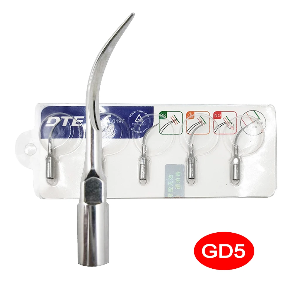 5 Puntas de Diamante para Escalador Ultrasónico Dental, Nuevas Puntas Endodónticas para Endodoncia, Compatibles con Escaladores DTE/SATELEC