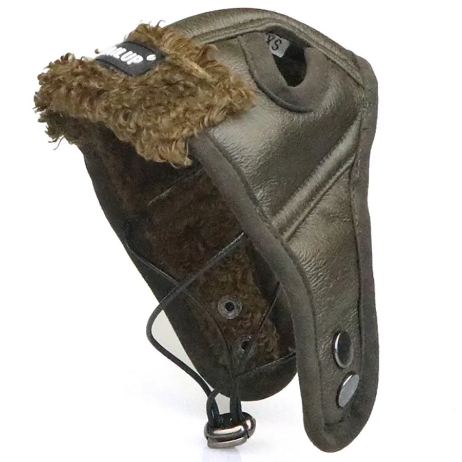 NONOR-Sombrero de piloto para perro, gorro de cuero para perro mascota, sombreros para cachorros grandes, divertido sombrero para perro mascota, regalo de Navidad para perro, S-2XL