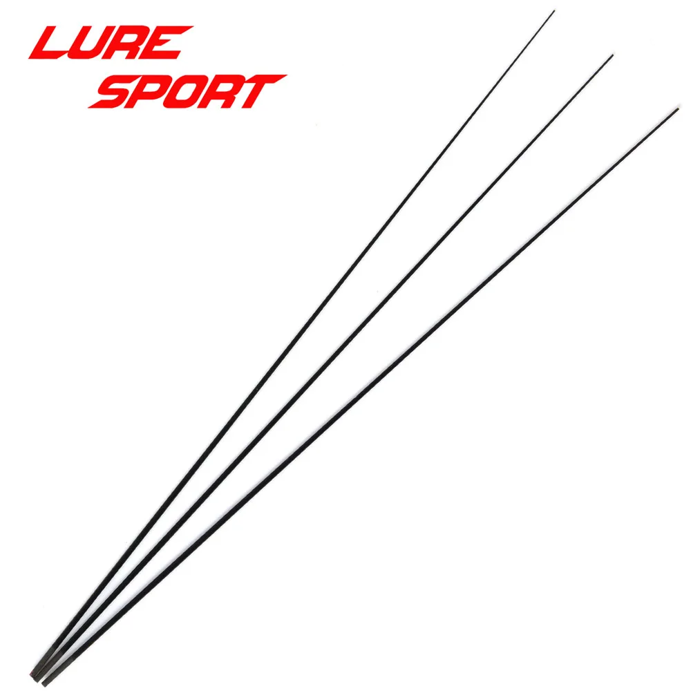 LureSport 2,1 m 6 secciones 3 uds caña de pescar de viaje de punta sólida de carbono Toray x-cross caña en blanco de carbono componente de construcción reparación DIY