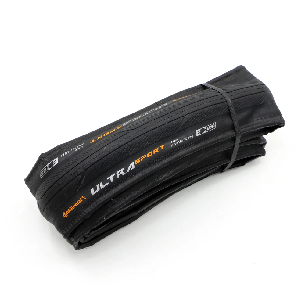 Continental Ultra Sport III 700x23/25/28c Negro Plegable PureGrip 3 Neumático de bicicleta de carretera Neumático plegable
