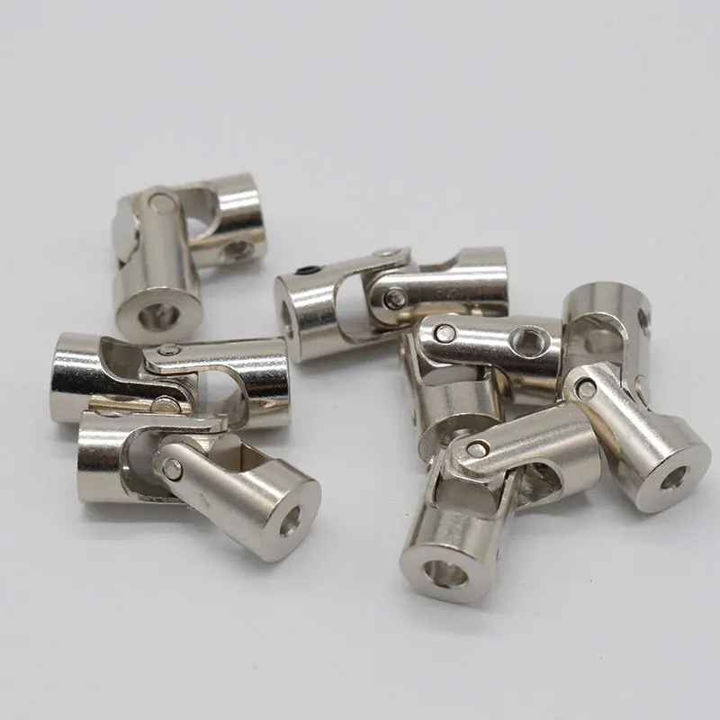 Junta Universal de Metal para coche y barco, modelo Rc, acoplamientos de cardán de 2/3mm/3,175mm/4mm/5mm/6mm/8mm, conector de cardán de Motor de eje
