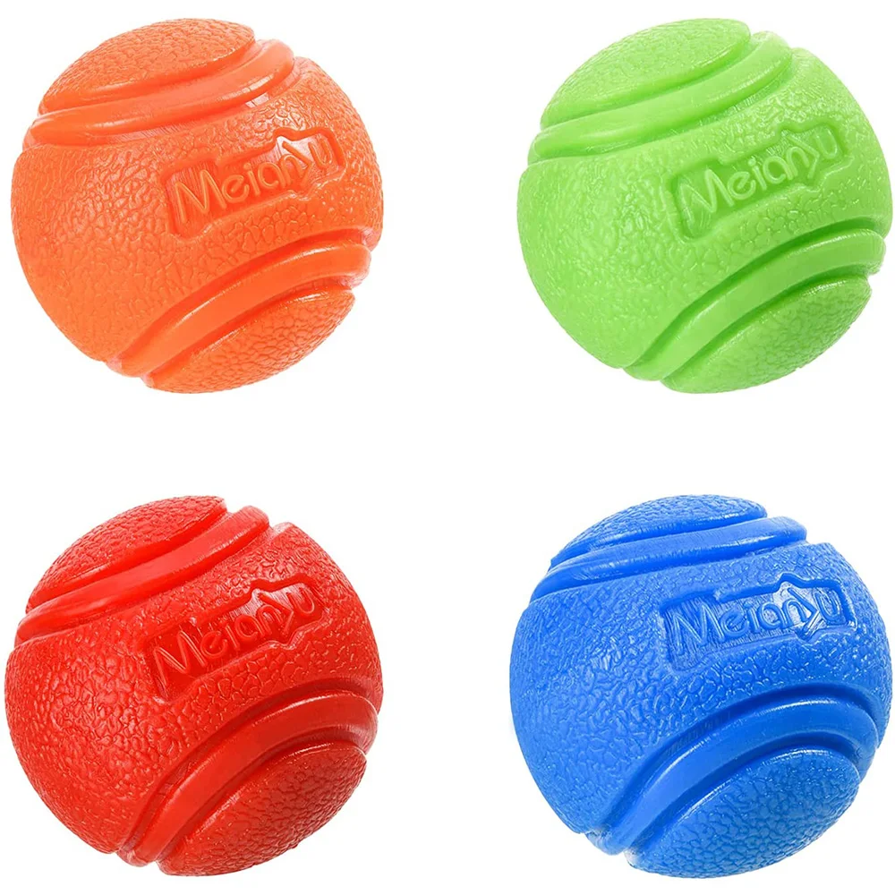 Juguetes para perros, pelota para perros, pelota sólida de goma hinchable para perros, juguetes para masticar para perros, entrenamiento de lanzamiento y recuperación al aire libre para perros