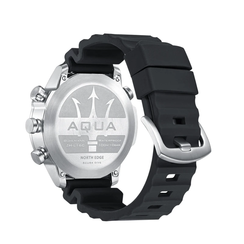 NORTH EDGE Reloj inteligente para hombre Reloj de buceo profesional para computadora Buceo NDL (sin tiempo Deco) 50M Altímetro Barómetro Brújula Nuevo