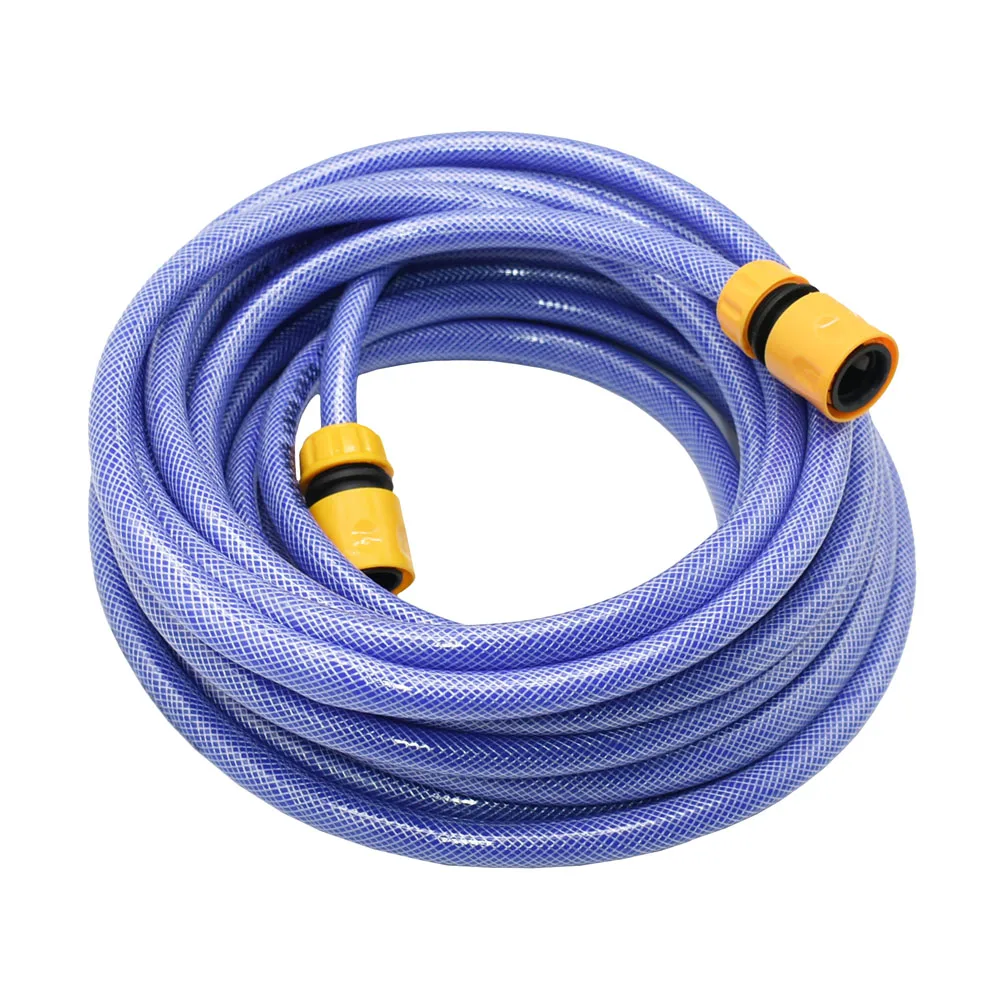 Manguera de riego para jardín, tubo de riego de PVC para lavado de coches, plantas, aspersor de flores, riego de invernadero, 1/2 pulgadas, 3m-15m