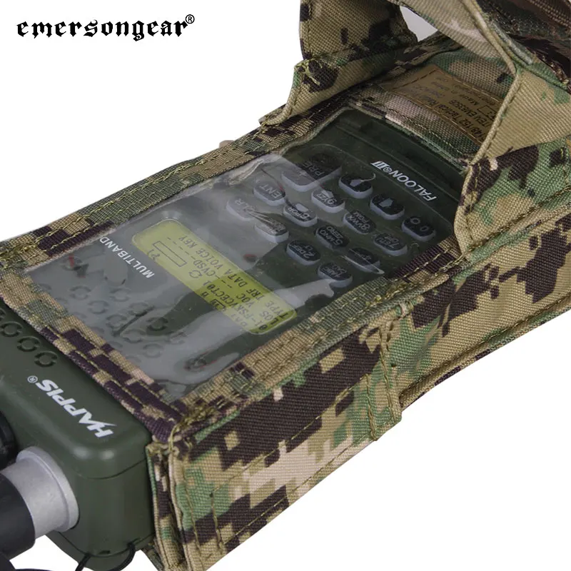 Emersongear - Bolsa para Radio PRC148/152, Bolsa Molle Multiusos, Bolsillo para Radio para Caza al Aire Libre, Entrenamiento, Senderismo, Nailon EM8350