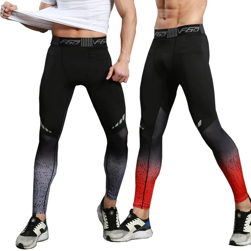 Pantalones de compresión para hombre, mallas de secado rápido para hombre, mallas deportivas para correr, ropa deportiva masculina, mallas deportivas de entrenamiento para gimnasio