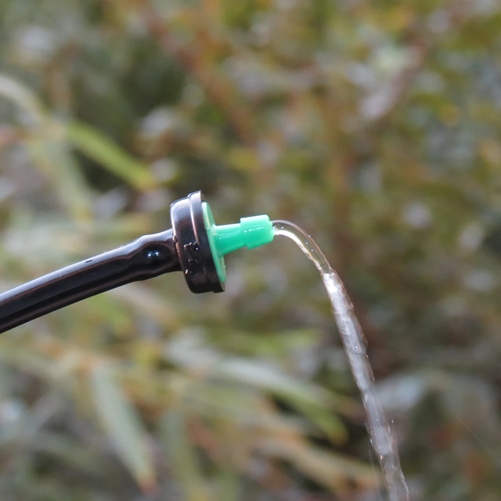 Goteros de microriego para jardín, boquilla reguladora de agua, emisor de compensación de presión de 200 pulgadas, 1/4 piezas, 4L, 8L, 10l, 20L, 30l, 40L, 50L, 60L