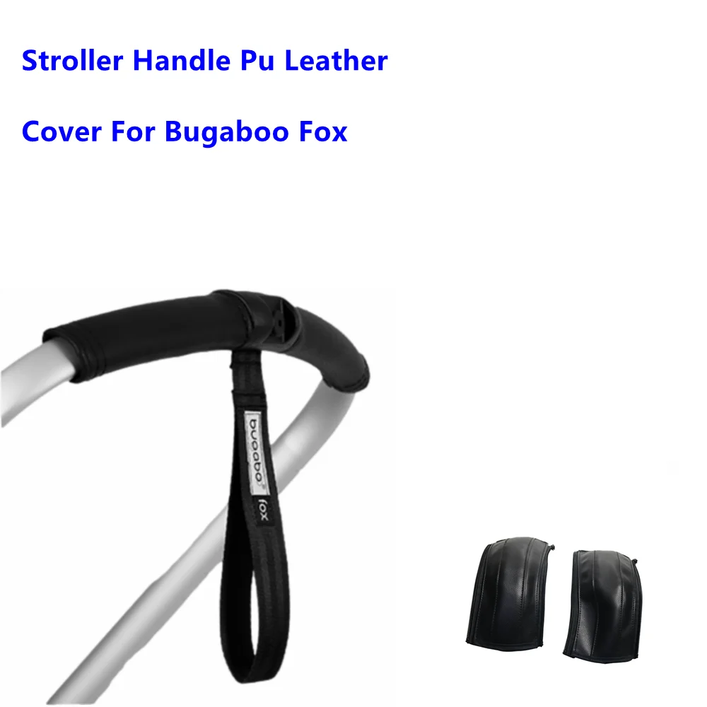 Fundas protectoras de cuero sintético para cochecitos Bugaboo Fox 1/2, sillas de ruedas, reposabrazos de cochecitos de bebé, accesorios para cochecitos