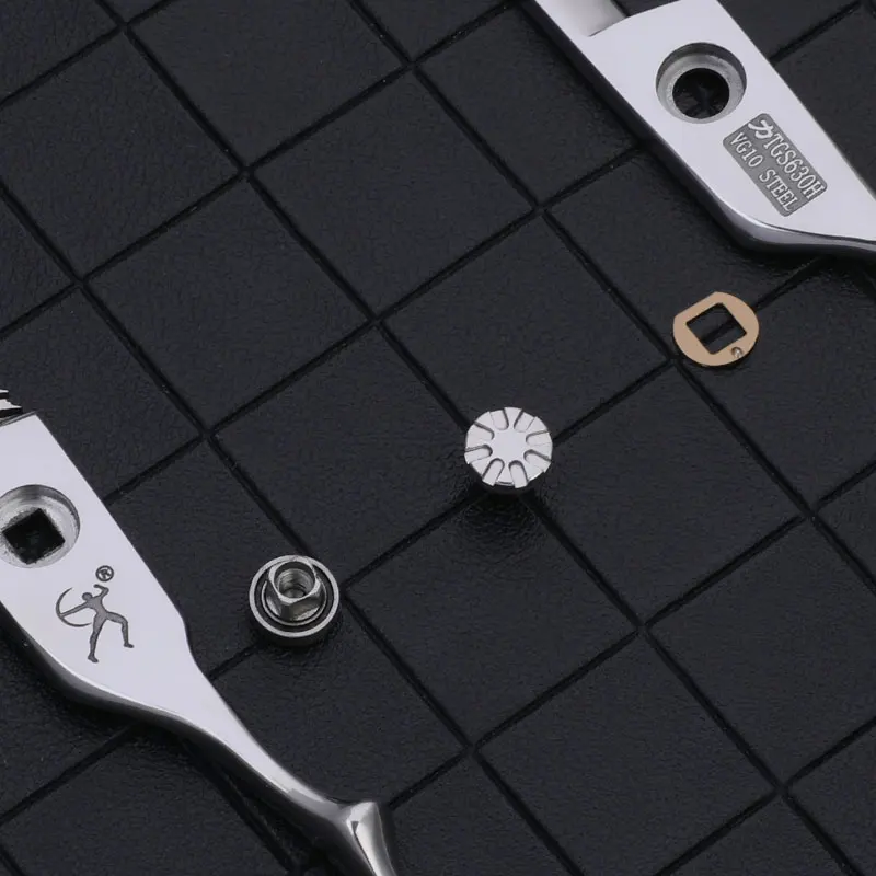 Tijeras para Adelgazar el Cabello Titan con Tornillo de Bola para Barba, Acero VG10