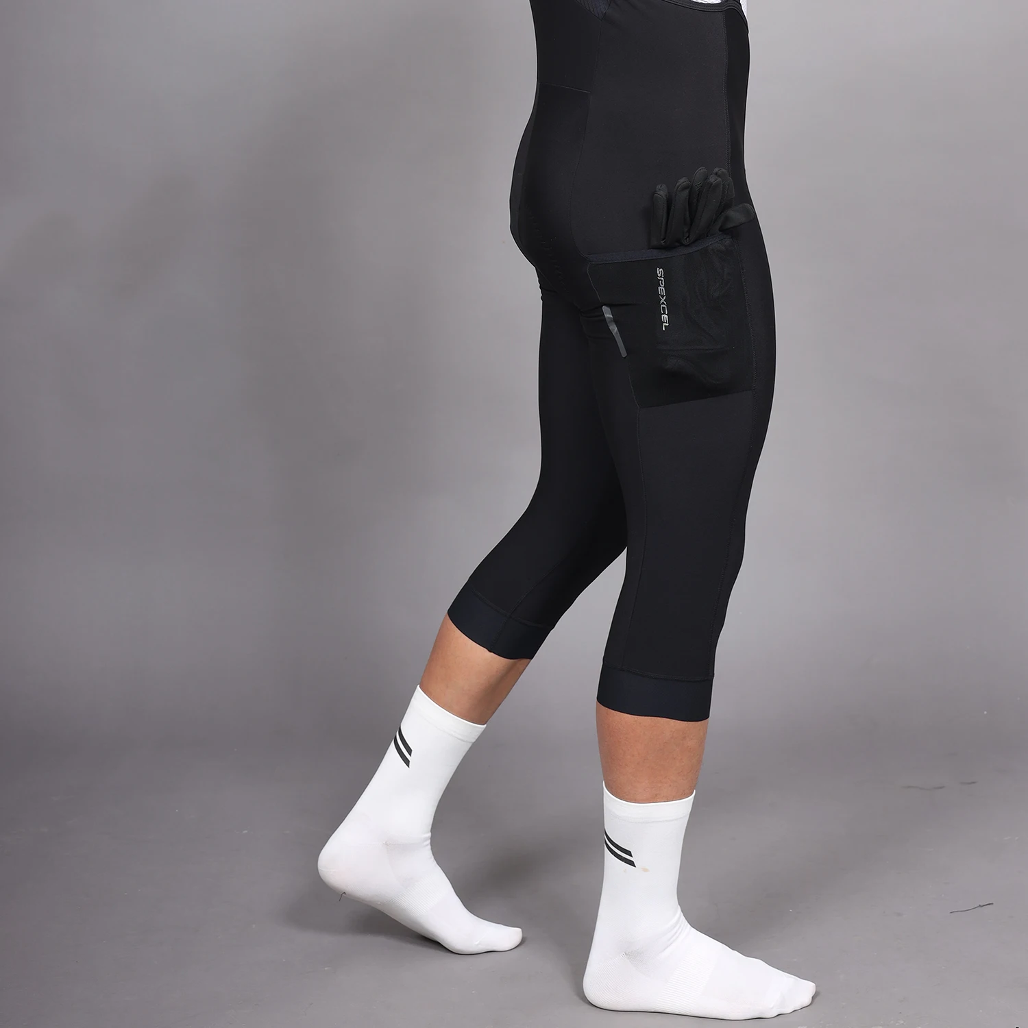 SPEXCEL2021 camiseta nueva calidad Cargo 3/4 pantalones con pechera pantalones cortos con pechera de lana térmica con bolsillo lateral nueva almohadilla de alta densidad más cómoda