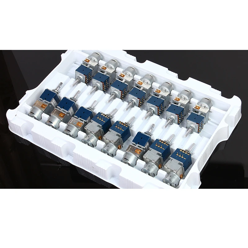 Potenciómetro de Motor Logarítmico Original JAPAN ALPS RK27, Interruptor de Volumen 10K 50K 100K para Amplificador Estéreo HiFi, Kit de Audio DIY