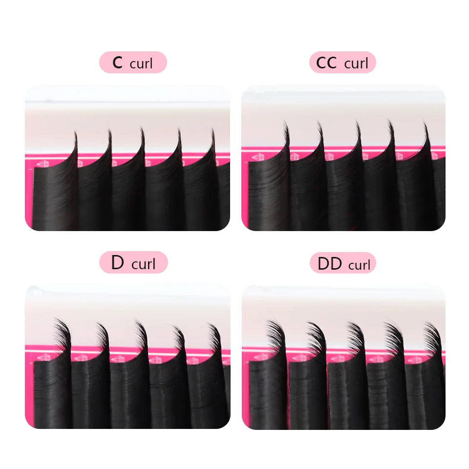 10 bandejas de Cachemira negra mate suave, suministros de extensión de pestañas de 8-20mm, pestañas individuales de visón sintético Premium, pestañas de seda clásicas Cilio