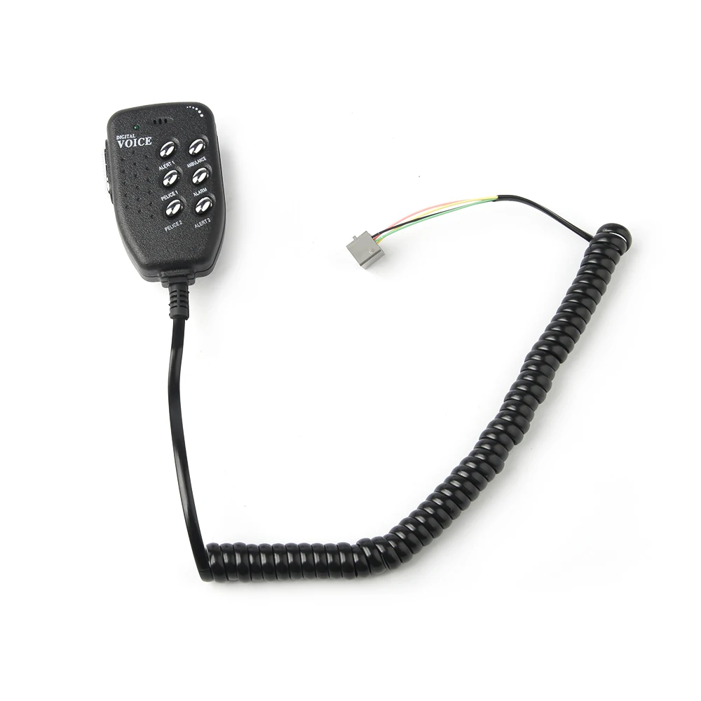 Sirena altavoz bocina de aire 125DB fuerte 6 sonidos alarma Claxon 12V para Auto coche motocicleta barco megáfono con micrófono voz Digital LB001