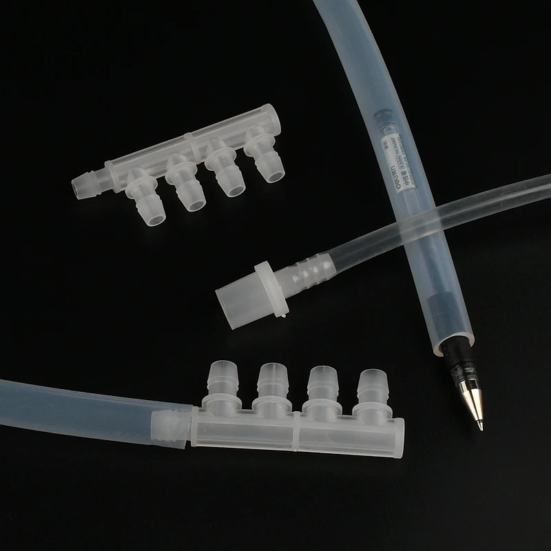 Manguera de goma de silicona transparente de calidad alimentaria, 0,5mm, 1,5mm, 2mm, 3mm, 4mm, 5mm de diámetro exterior, tubo capilar de silicona Flexible