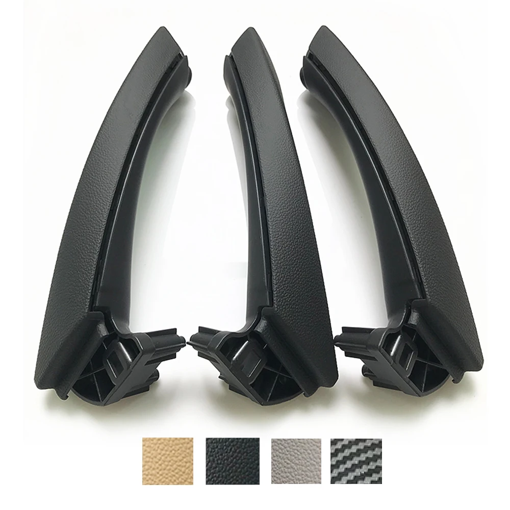 Juego completo de 6 uds de cubierta de manija de puerta Interior de pasajero LHD RHD embellecedor para BMW Serie 3 E90 E91 E92 316 318 320 325 328i 2004-2012