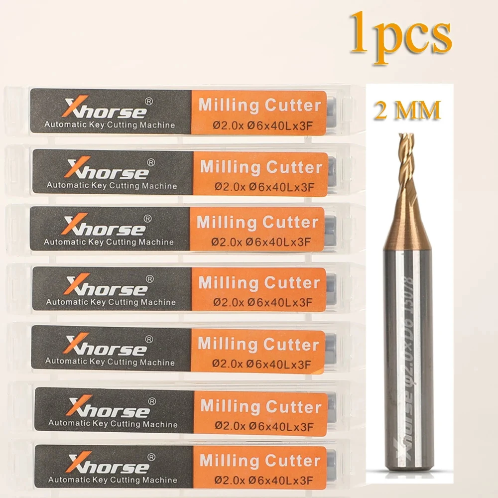 Fresa de 1,5 MM, 2,0 MM, 2,5 MM/sonda de 1,0 MM para máquina cortadora de llaves manual Xhorse Condor007