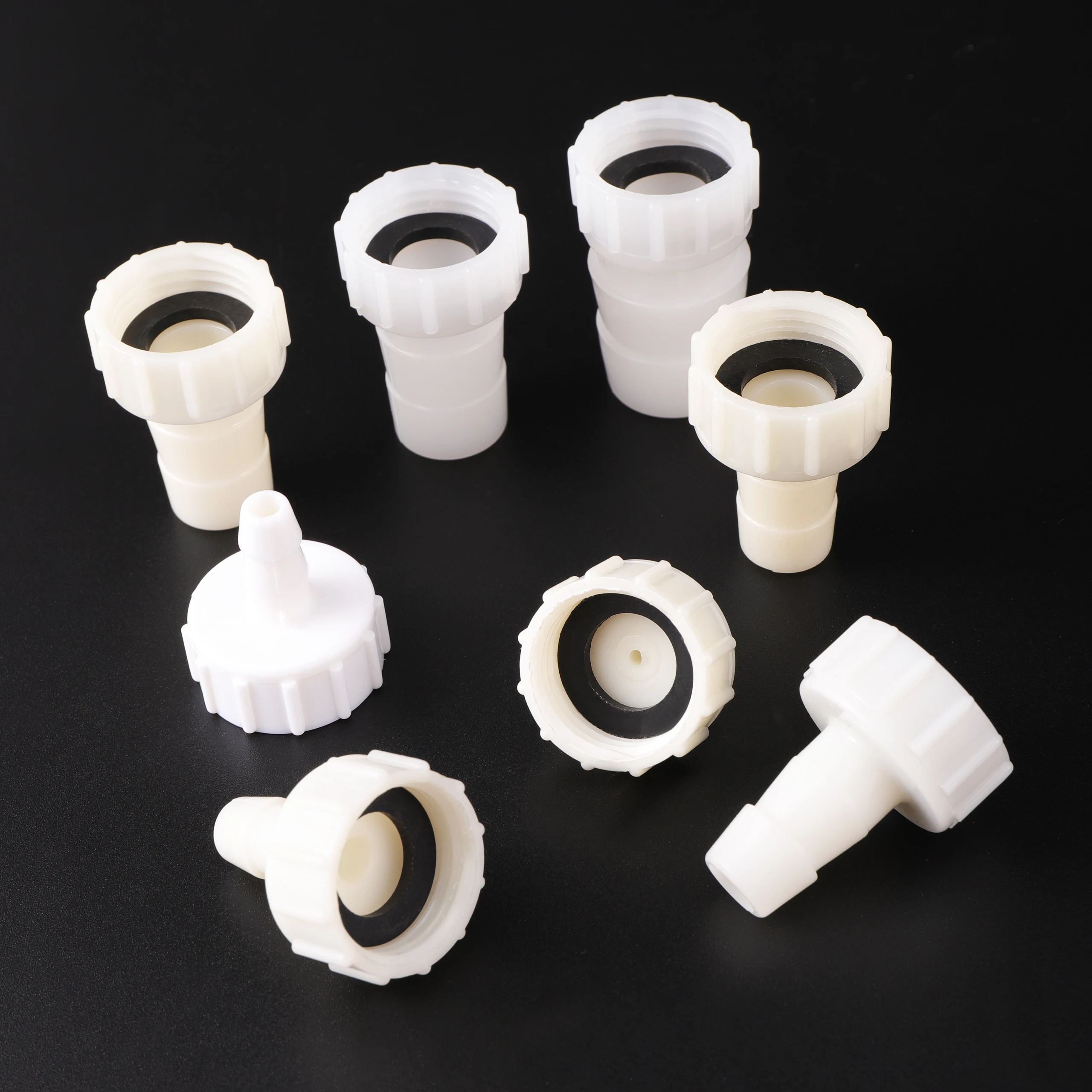 Rosca hembra de 1/2 "a 4/6/8/10/12/14/16/20mm, Conector recto de púas, adaptador de suministro de agua de riego de jardín, accesorio de tanque de agua