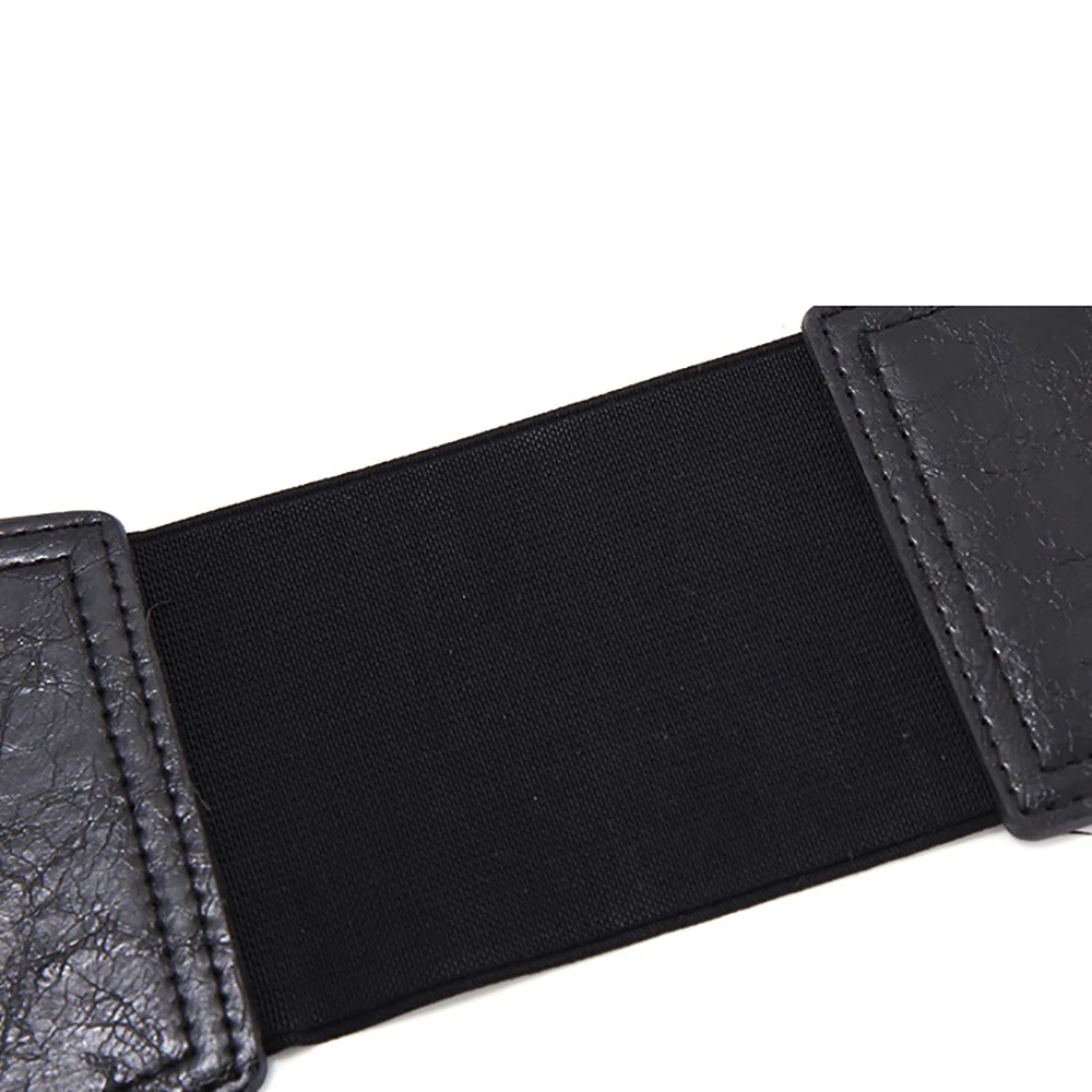 Cinturón de cuero ajustado para mujer, marca de diseñador de lujo, letra D, cinturilla elástica, bolsillo ancho para vestido femenino, faja elegante