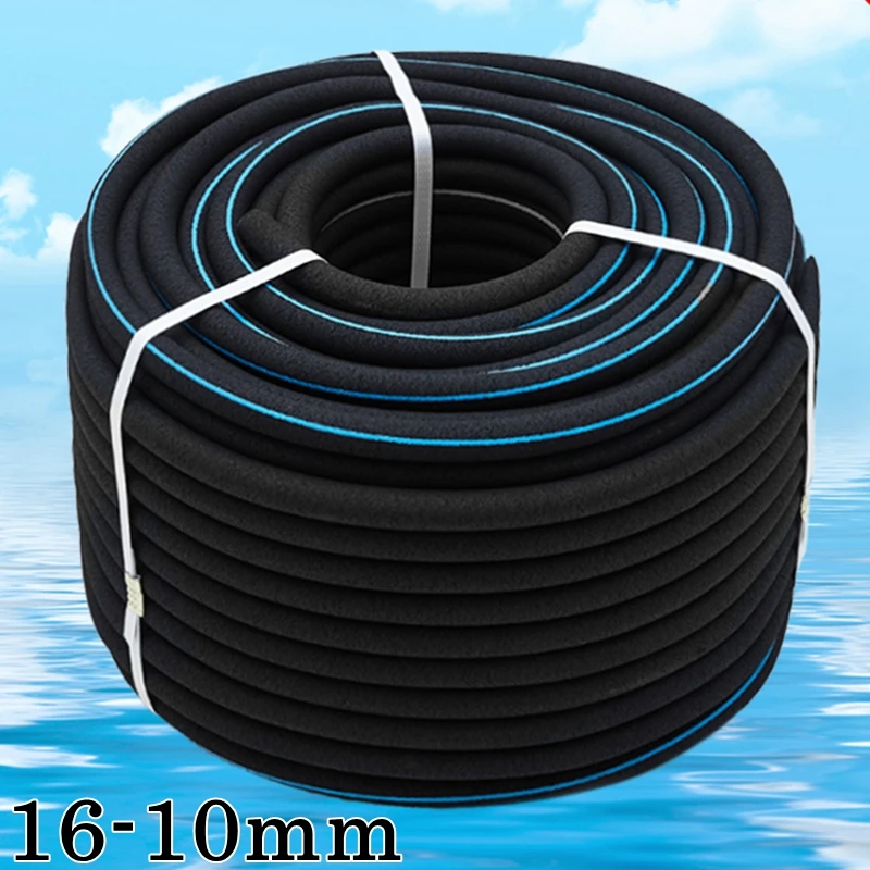 Tubo de aireación de 5m, manguera de bomba de oxígeno para acuario, estanque de peces, lago, aumento de oxígeno, 16x10mm