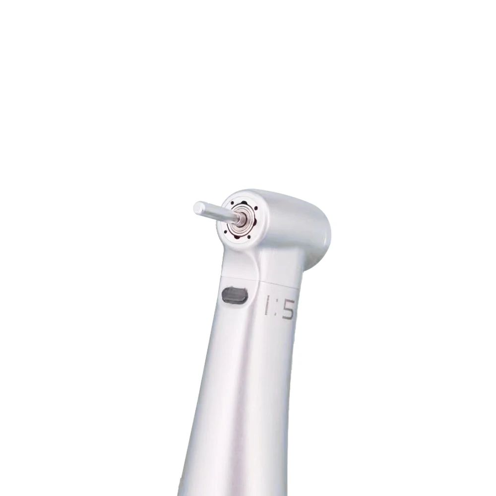 X95L MINI contraángulo Dental 1:5 pieza de mano de velocidad creciente contraángulo LED fibra óptica Quattro Spray anillos rojos