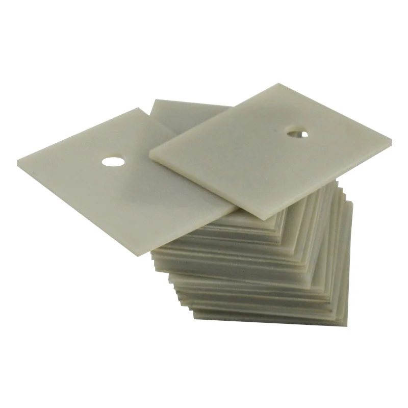 Tabletas AIN de nitruro de aluminio, lámina cerámica de aislamiento térmico, hoja de cerámica TO-220/247/264/3P, 30 unids/lote, Envío Gratis
