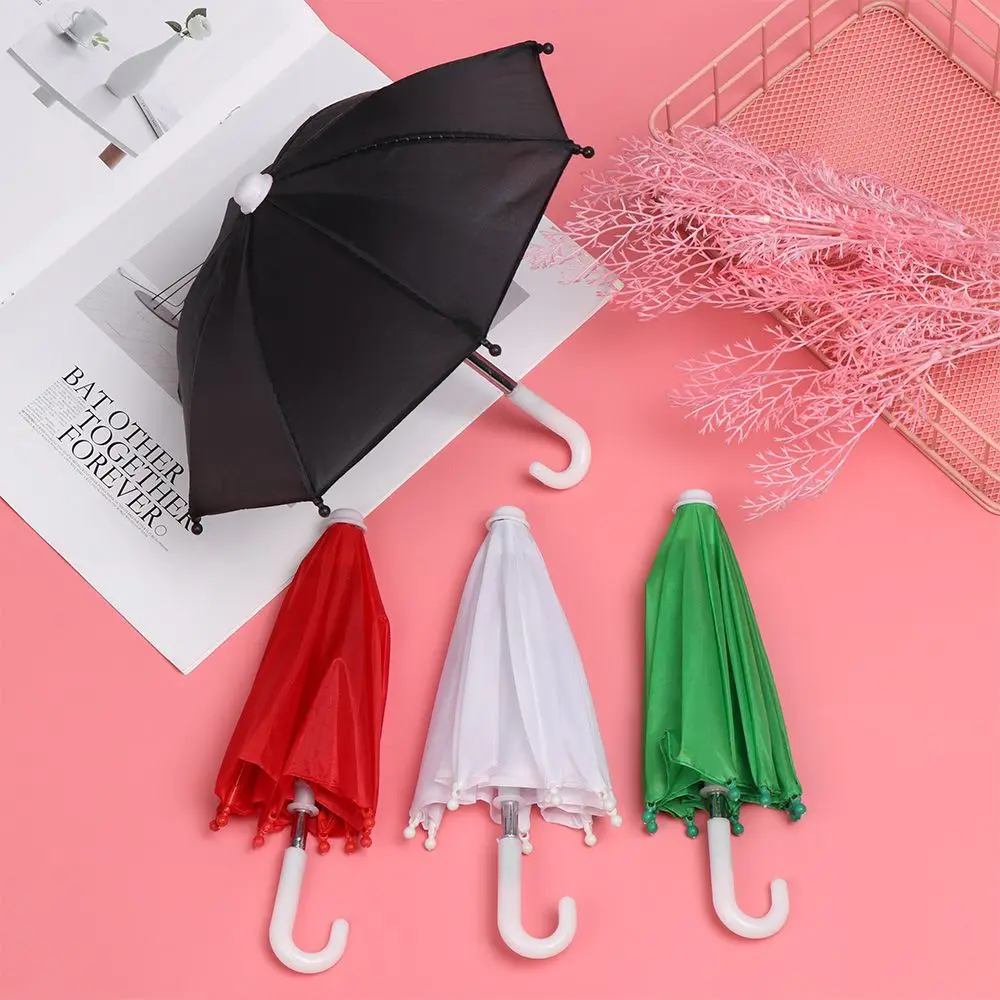 Mini paraguas de juguete para niños, sombrilla de lluvia, accesorios para muñecas, regalo de cumpleaños, adorno de muñeca para niños, nuevo, 1 pieza