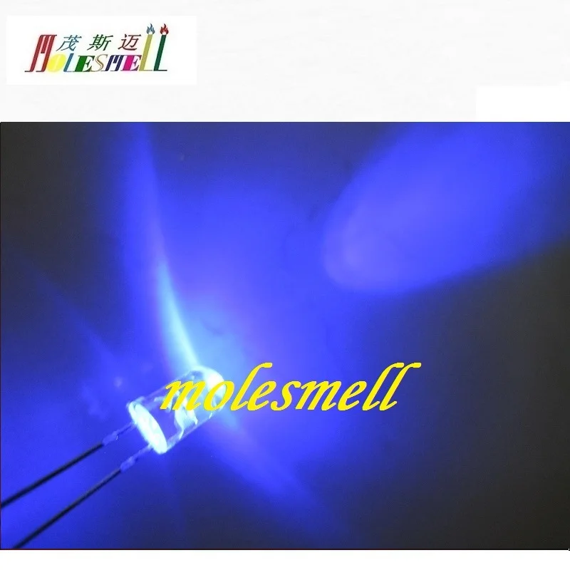 1000 piezas 5mm 20000mcd redondo superior rojo amarillo azul verde blanco naranja lente de Cear de agua diodos de lámpara de luz LED