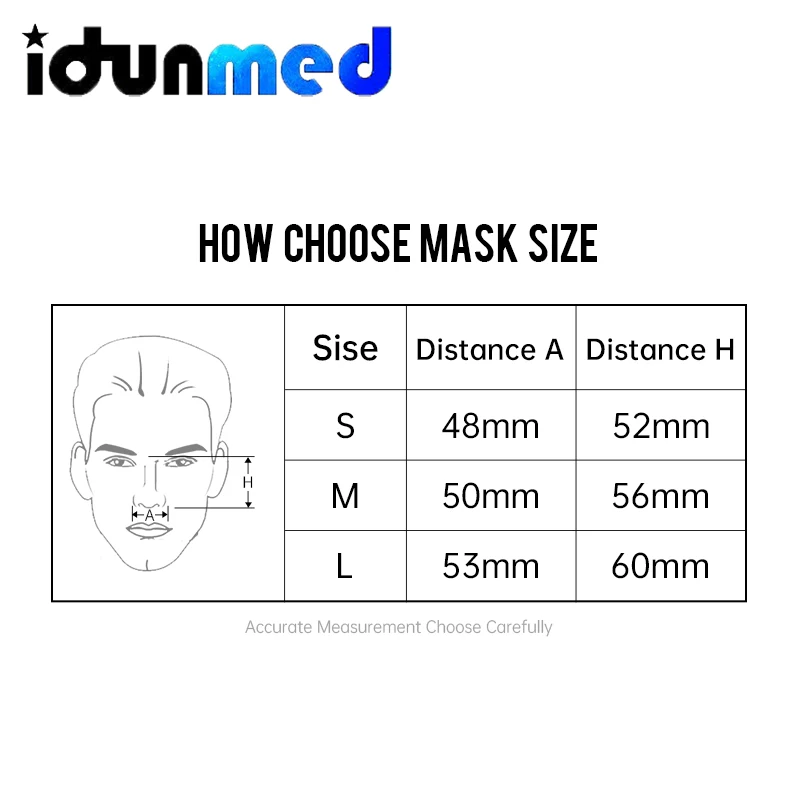 Mascarilla Nasal BMC N4 CPAP, cojín SML de 3 tamaños con ventilador de casco ajustable, suministro de respirador de aire para Apnea del sueño, antironquidos