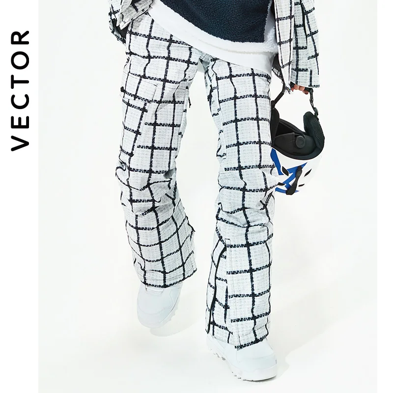 Marca VECTOR, pantalones de esquí de invierno para mujer, pantalones de nieve cálidos impermeables a prueba de viento de alta calidad para exteriores, pantalones de esquí y snowboard para invierno