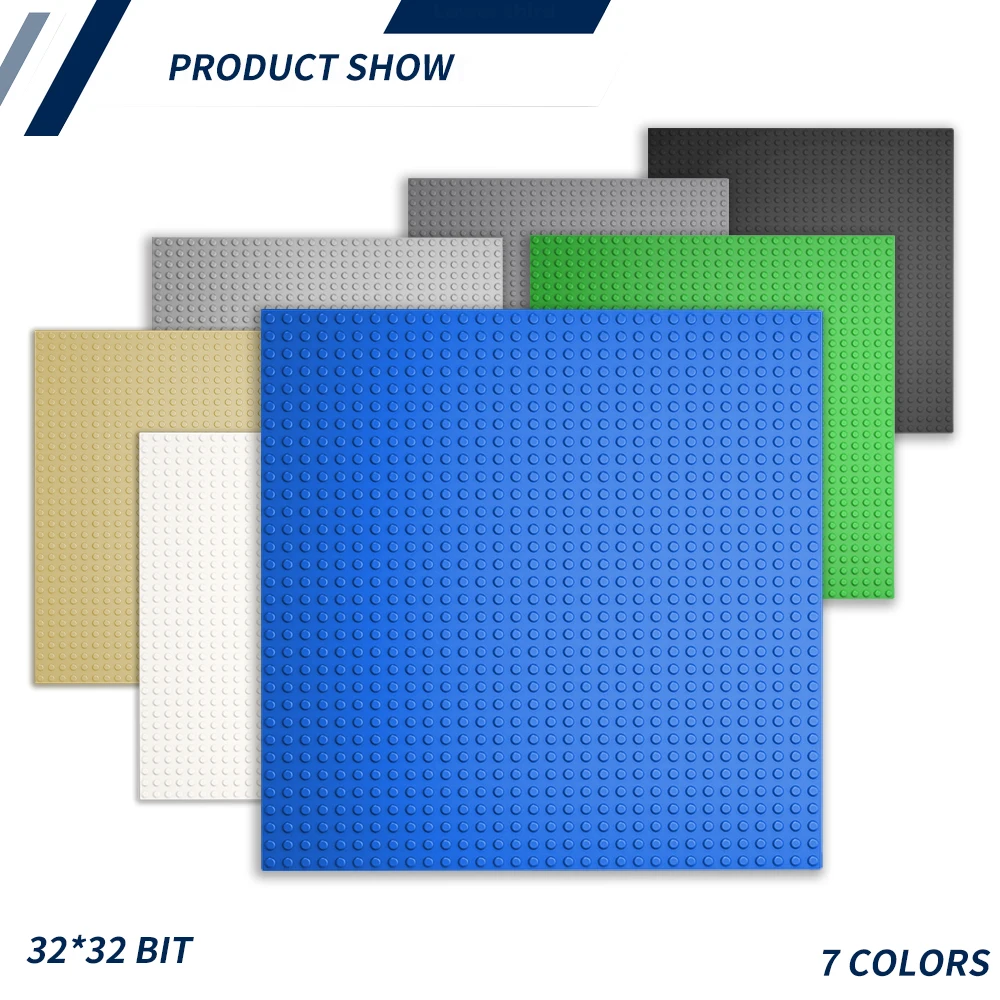32*32 50*50 puntos bloques de placas Base clásicas DIY tamaño pequeño ciudad carretera ladrillos placas Base construcción juguetes para niños regalos