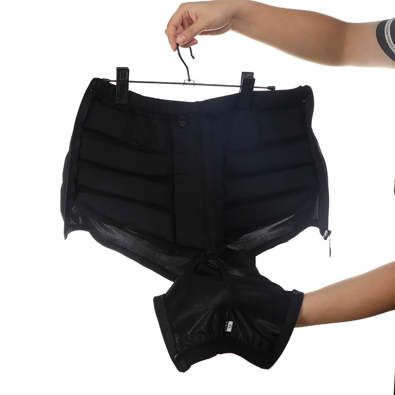 Protector de Cadera para Patinaje Artístico, Tamaño Personalizado, Soporte Deportivo de Seguridad, Alfombrilla Protectora con Cremallera, Color Negro