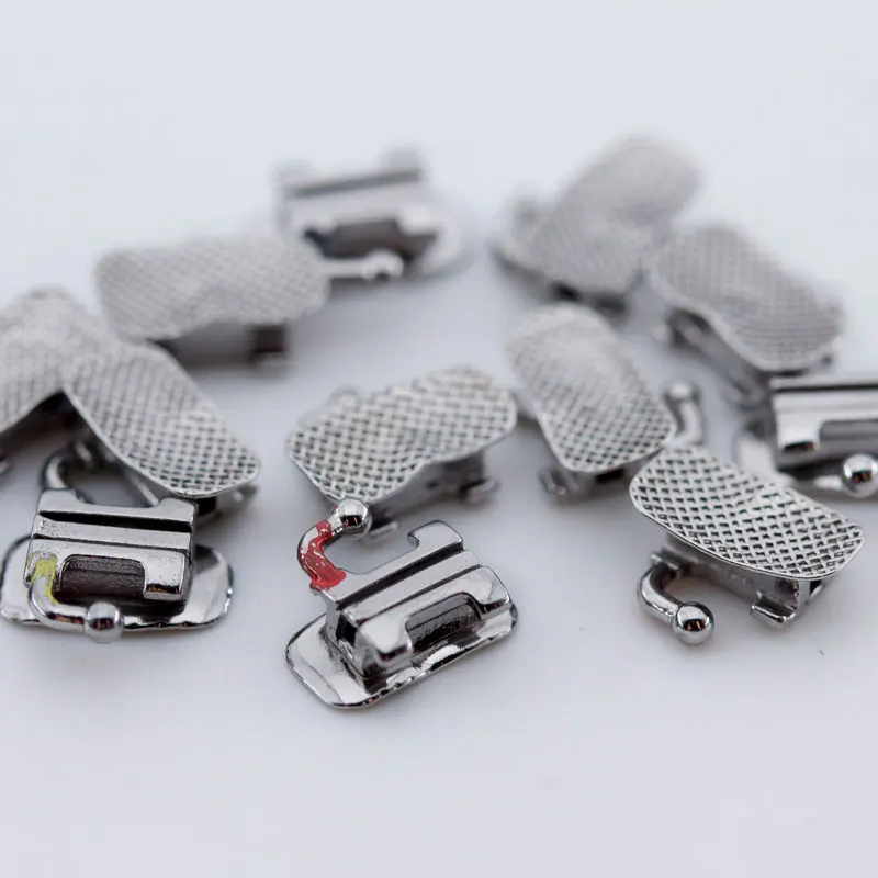 80 unids/caja tubo bucal Dental 1er molar Bondable Convertible tubo bucal único MBT Roth Edgewise 0,022/0,018