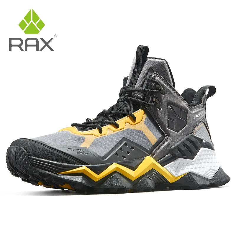 Rax-zapatos de senderismo impermeables para hombre, Botas de senderismo transpirables, botas de Trekking al aire libre, zapatillas deportivas, zapatos tácticos