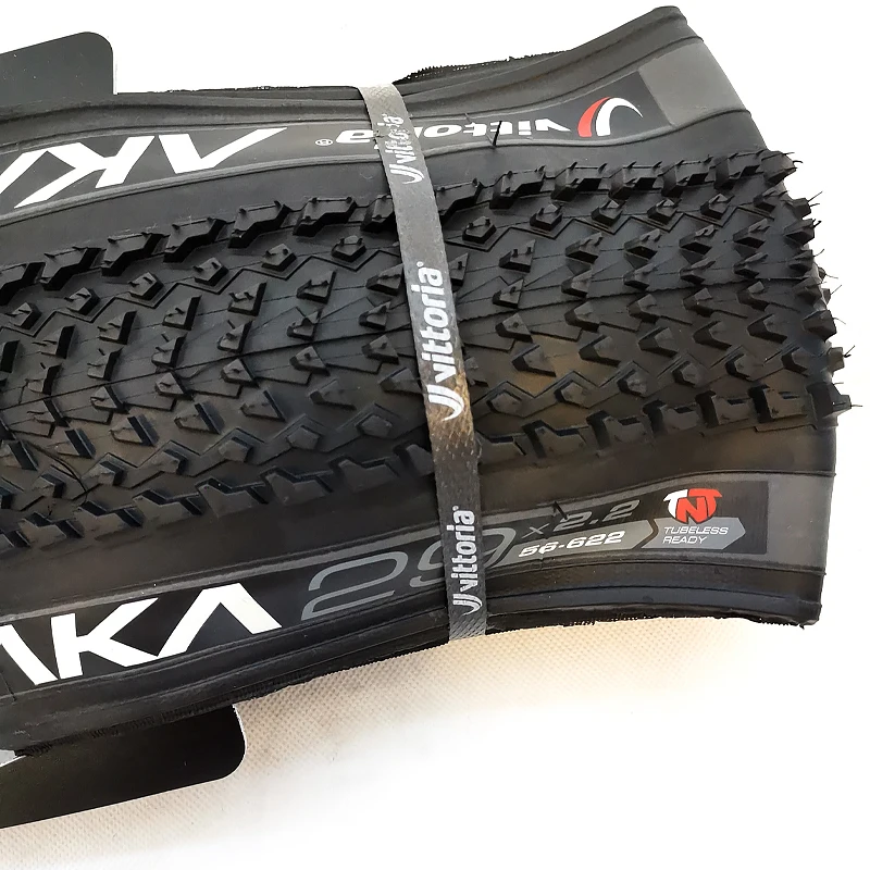 Neumáticos Vittoria AKA 29 MTB 29x2.2 Pulgadas Tubeless de Grafeno para Bicicleta de Montaña 29/27.5 Antipinchazos Plegables para Todo Terreno