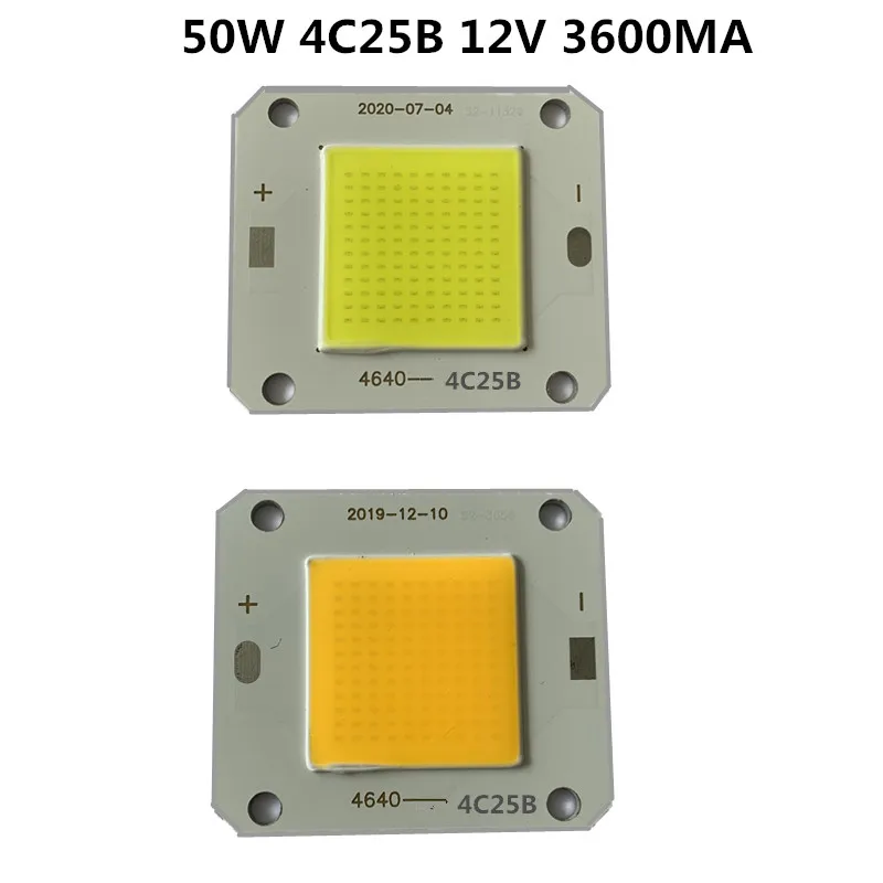 20PCS LED COB Flip Chip de Alta Potencia 4640 10W 20W 30W 50W 70W 2B50C 12B10C 2B25C 12V 30V para Lámparas de Calle