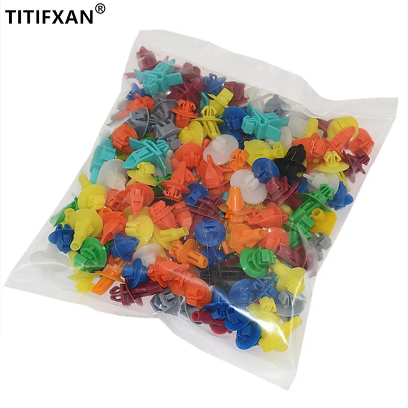 100 Uds. Clips de sujeción para guardabarros de arco de rueda de coche mixtos para Toyota Land Cruiser Prado 4Runner FJ Cruiser Highlander Prius remache