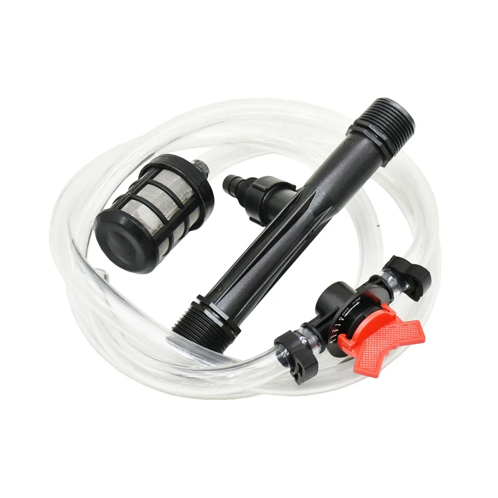 Kits de inyectores de fertilizante Venturi de rosca macho de 1 pulgada y 1,5 pulgadas, sistema de riego agrícola para jardín, herramienta de fertilizante, 1 Juego