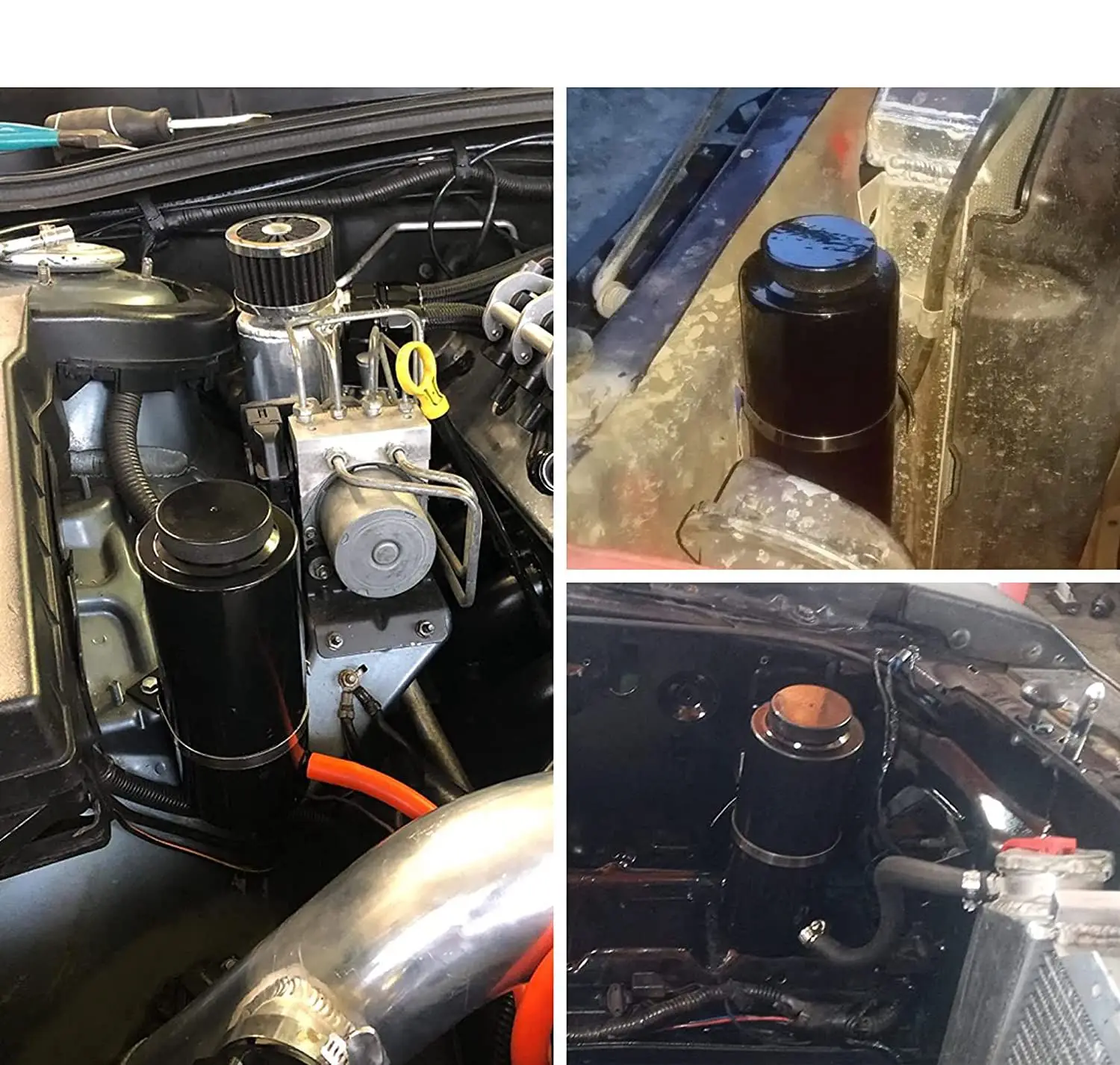 Tanque de refrigerante Universal para radiador, tanque de expansión de refrigerante de 800ml, botella de captura de refrigeración, depósito de desbordamiento, estilo de aluminio para coche