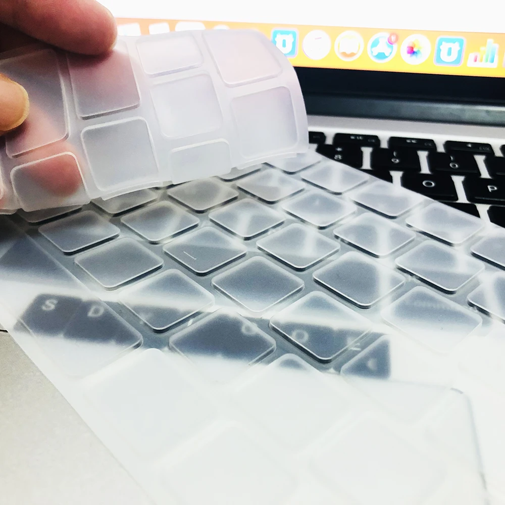 PC de escritorio para Apple Bluetooth inalámbrico keybord MLA22LL/ A1644 A1314 IMAC cubierta protectora de teclado funda de silicona versión EE. UU./UE