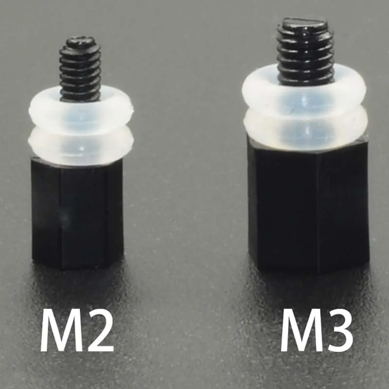 50 Uds M2 M3 O forma arandela de goma de silicona amortiguador antivibración para F3 F4 Flytower controlador de vuelo RC Drone