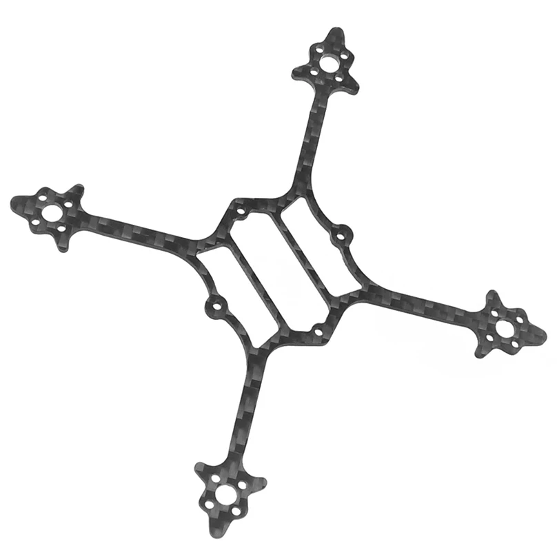 Placa inferior de distancia entre ejes de 115mm, fibra de carbono 3K para Happymodel Crux3, cuadricóptero FPV, piezas de repuesto para drones de carreras