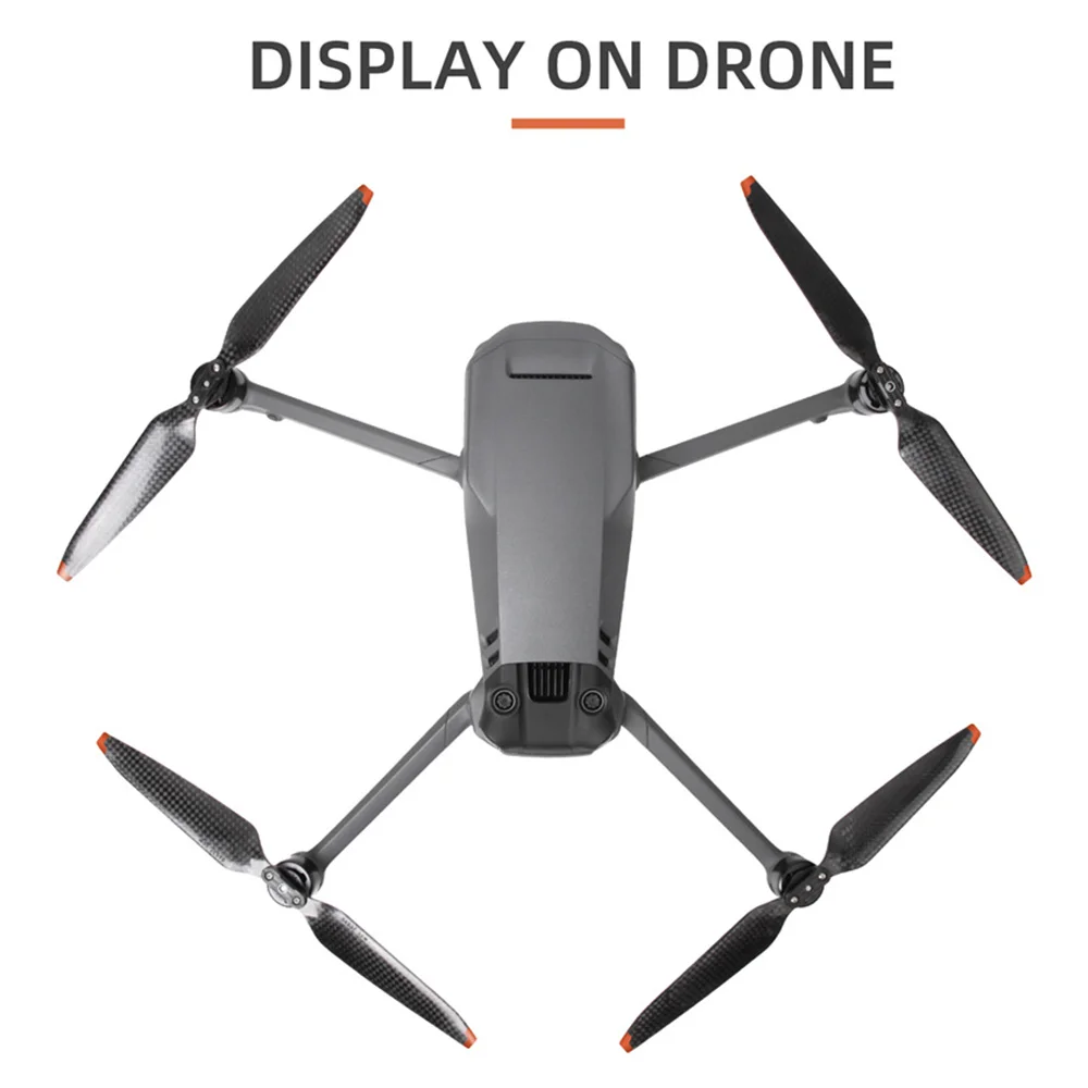 Para DJI Mavic 3 hélice de fibra de carbono de poco ruido 9453F accesorios plegables hélice de liberación rápida para accesorios Mavic 3
