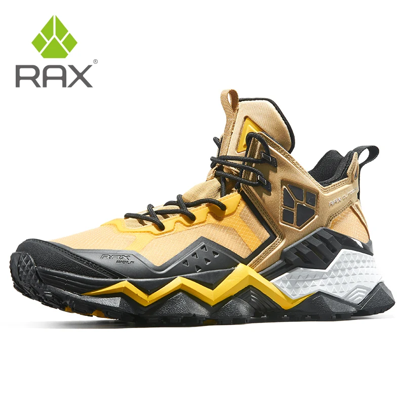 Rax-zapatos de senderismo impermeables para hombre, Botas de senderismo transpirables, botas de Trekking al aire libre, zapatillas deportivas, zapatos tácticos