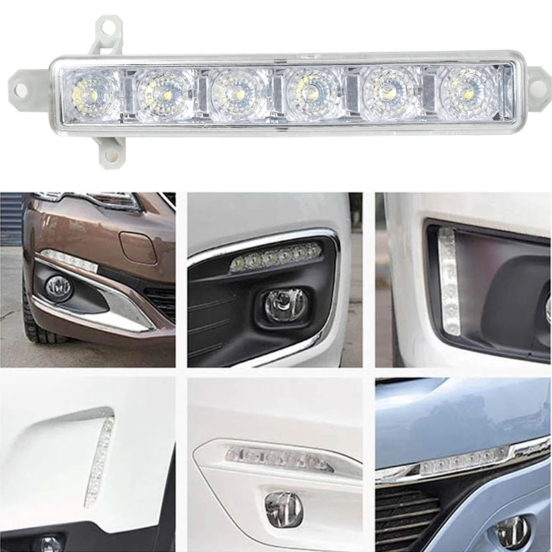 Para Peugeot 308 2013-2020 LED DRL faro para Citroen c-elysee Berlingo B9 C1 C3 MK2 2005-2020 luces antiniebla 9802795580